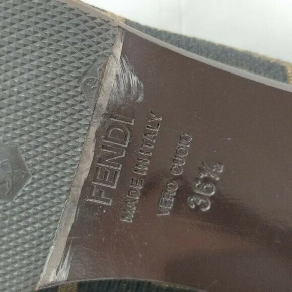 Fendi Pumps Zucca Browns Shoes 112-121921 - Picture 9 of 10